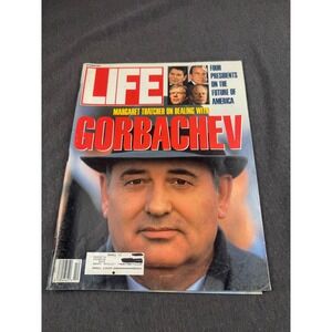 Life Magazine October 1987 Gorbachev Thatcher Four Presidents Future‎ of America